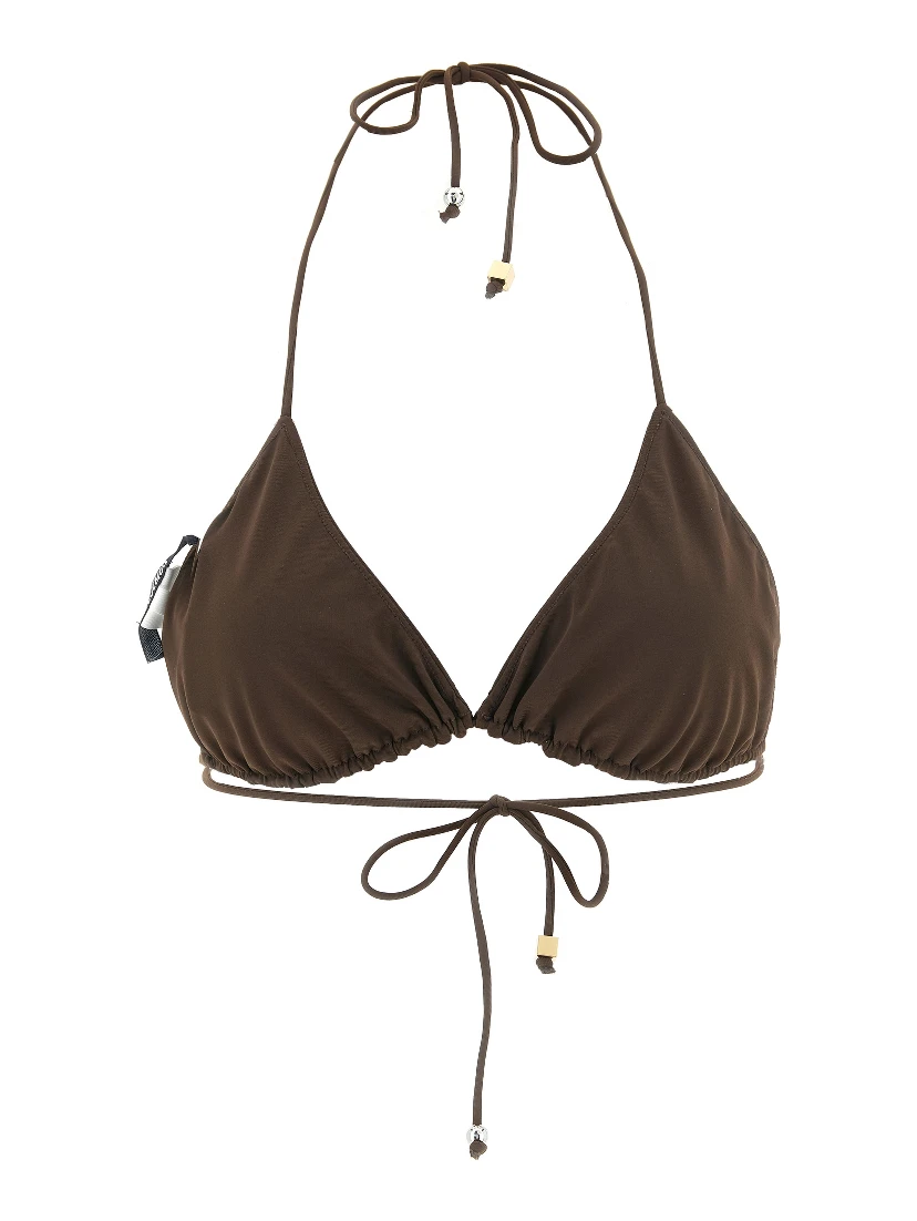 Brown Polyamide Bikini