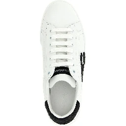 Bicolor Calfskin Low Top Sneakers
