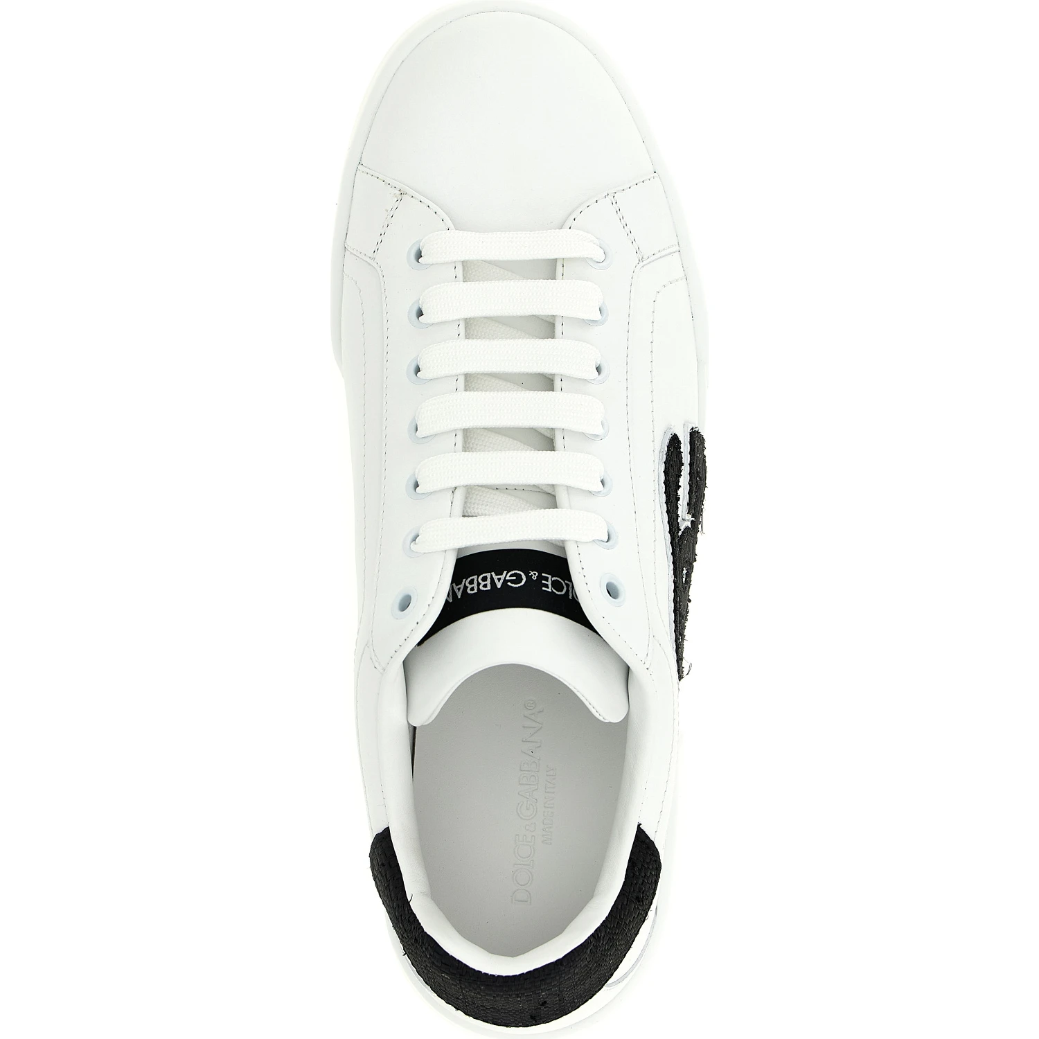 Bicolor Calfskin Low Top Sneakers