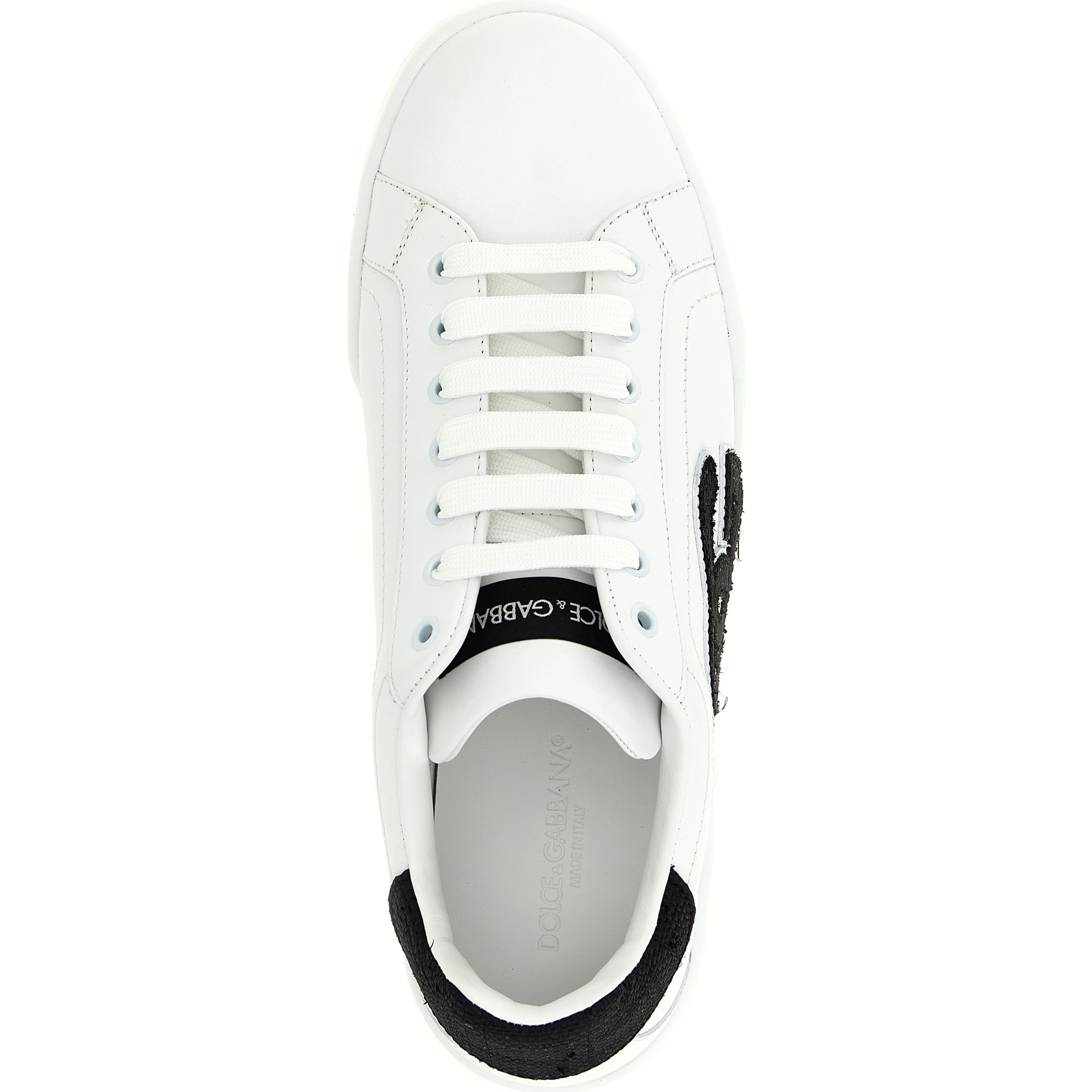 Bicolor Calfskin Low Top Sneakers