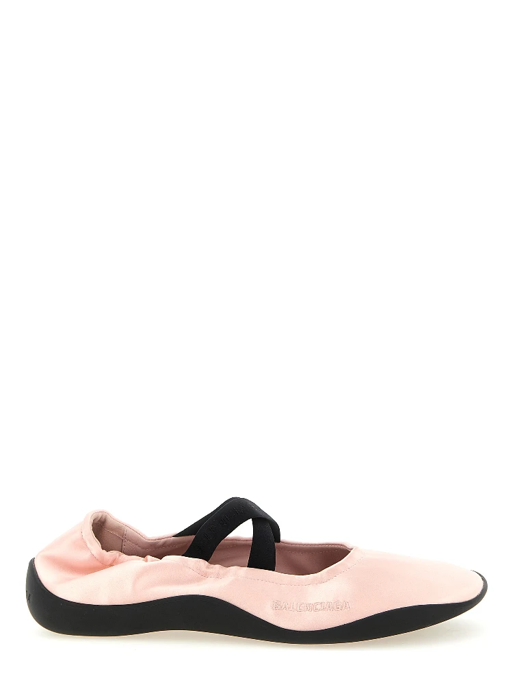Multicolor Polyester Ballet Flats