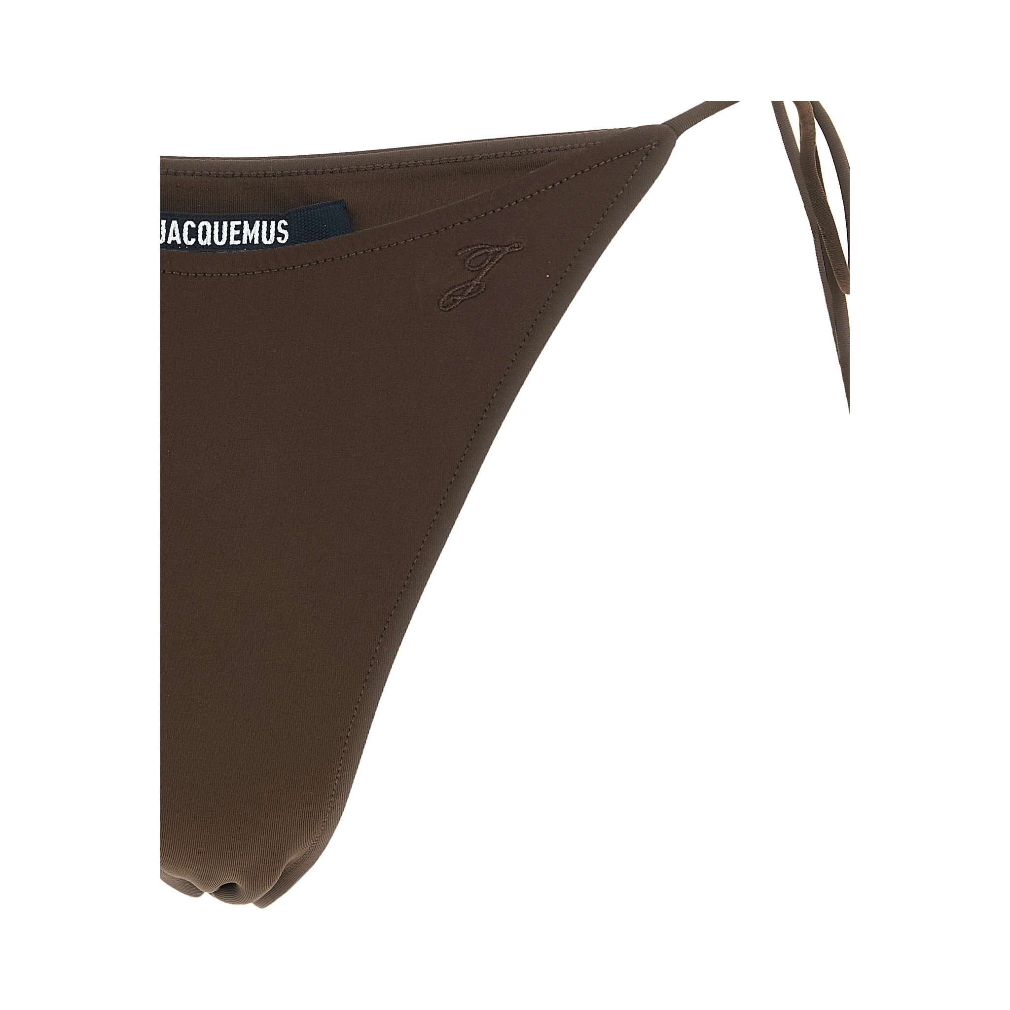 Brown Polyamide Swim Briefs