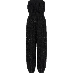 Black Silk Jumpsuit