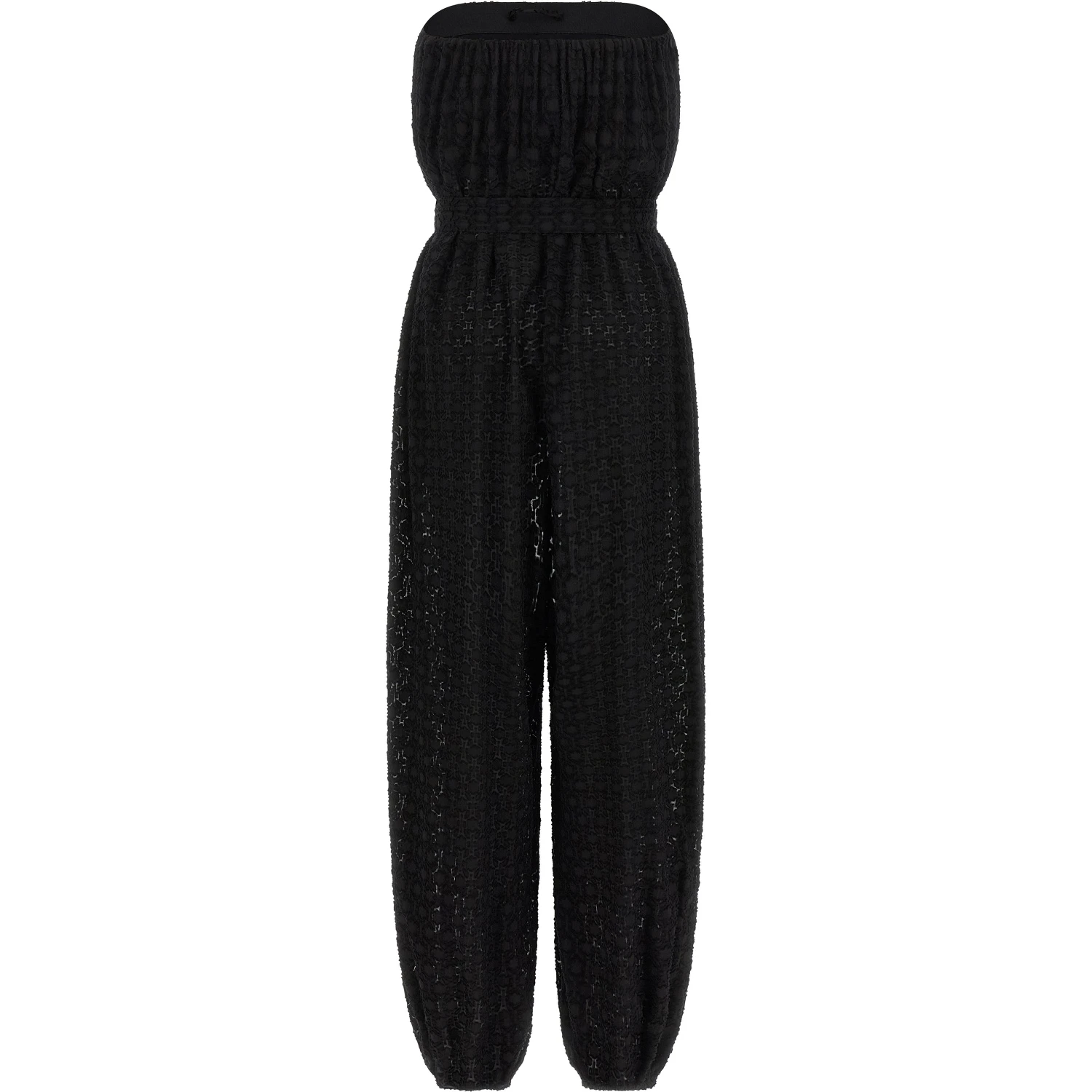 Black Silk Jumpsuit