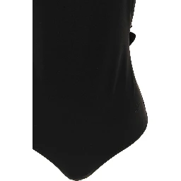 Black Polyamide One-Piece Swimsuit