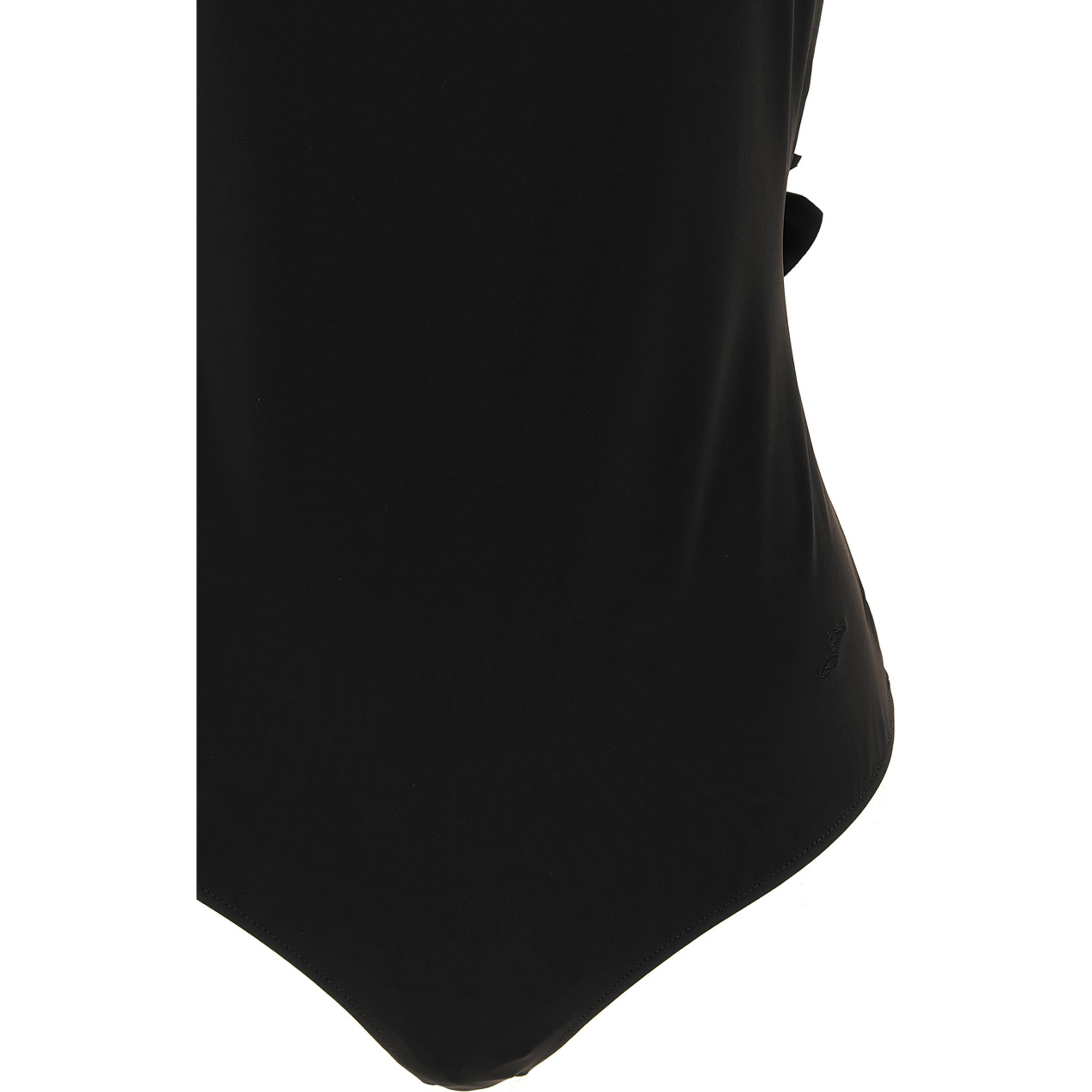 Black Polyamide One-Piece Swimsuit