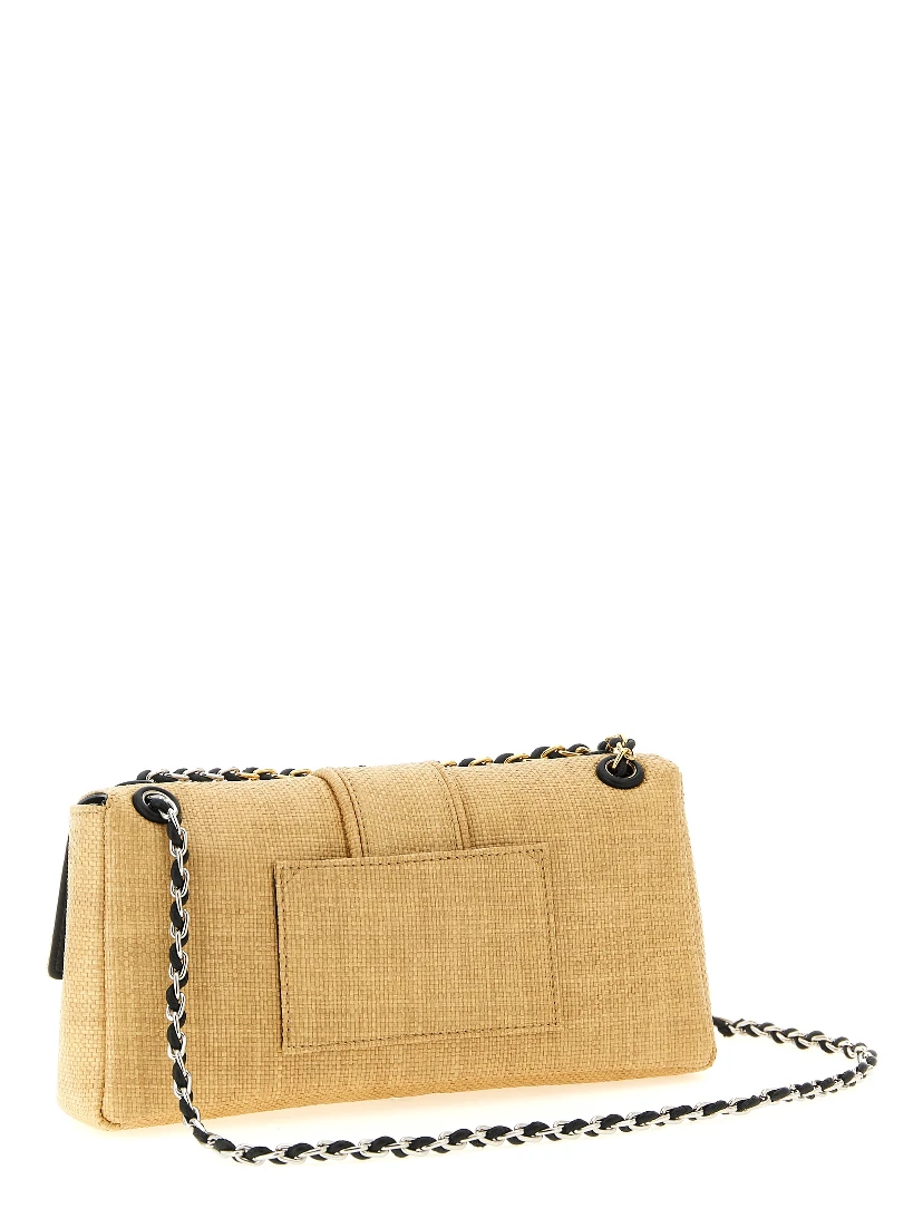 Beige Polyamide Shoulder Bag