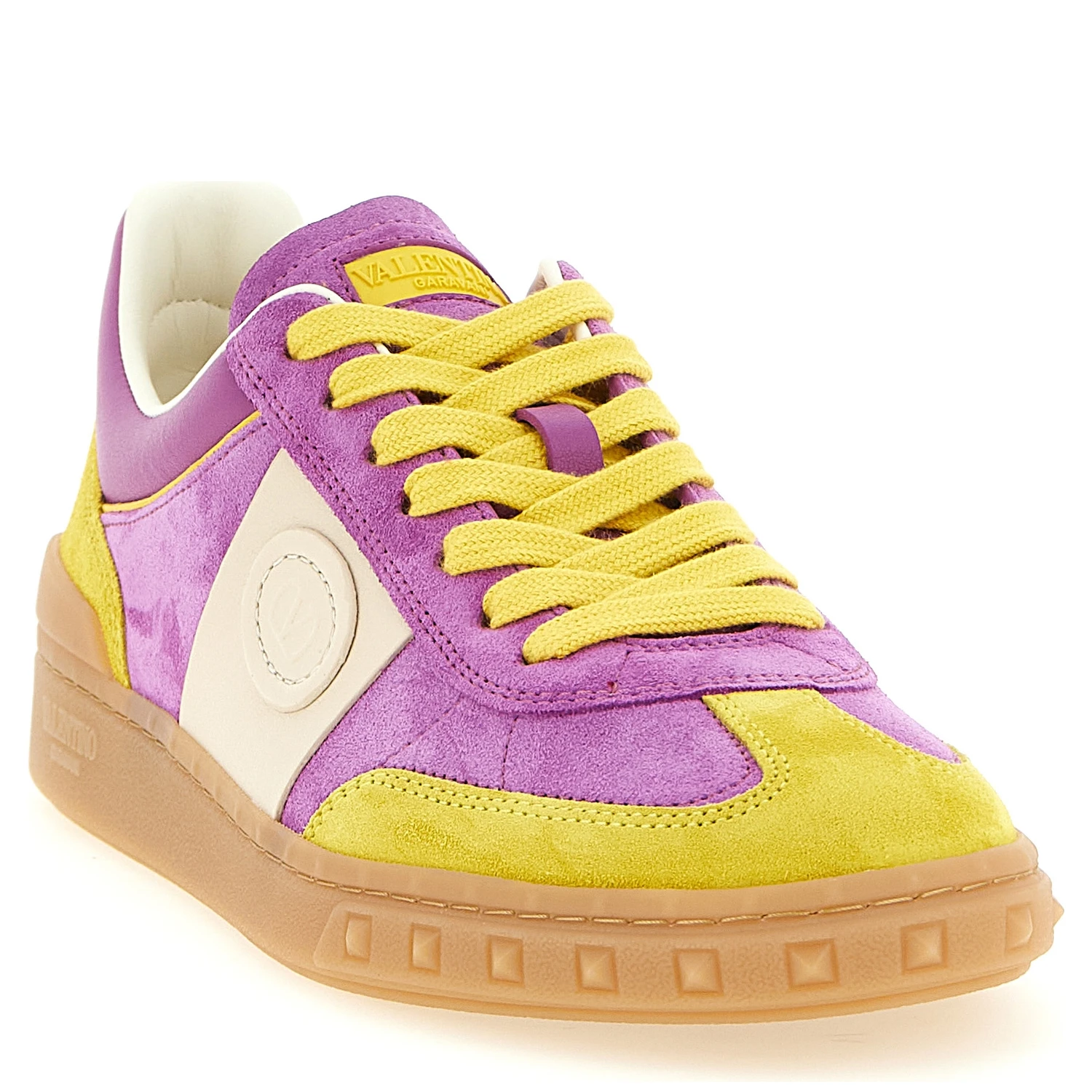 Multicolor Calfskin Athletic Sneakers