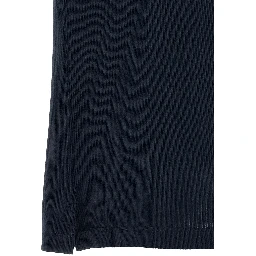 Blue Cotton Polo Shirt