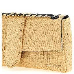 Beige Polyamide Shoulder Bag