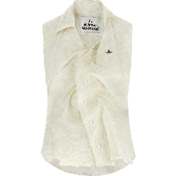 Beige Cotton Blouse