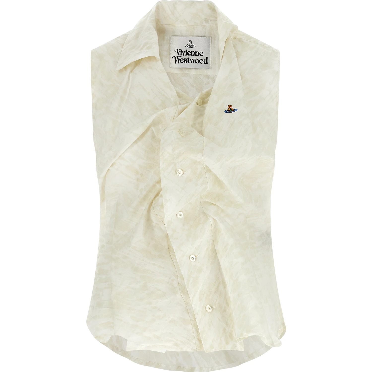 Beige Cotton Blouse