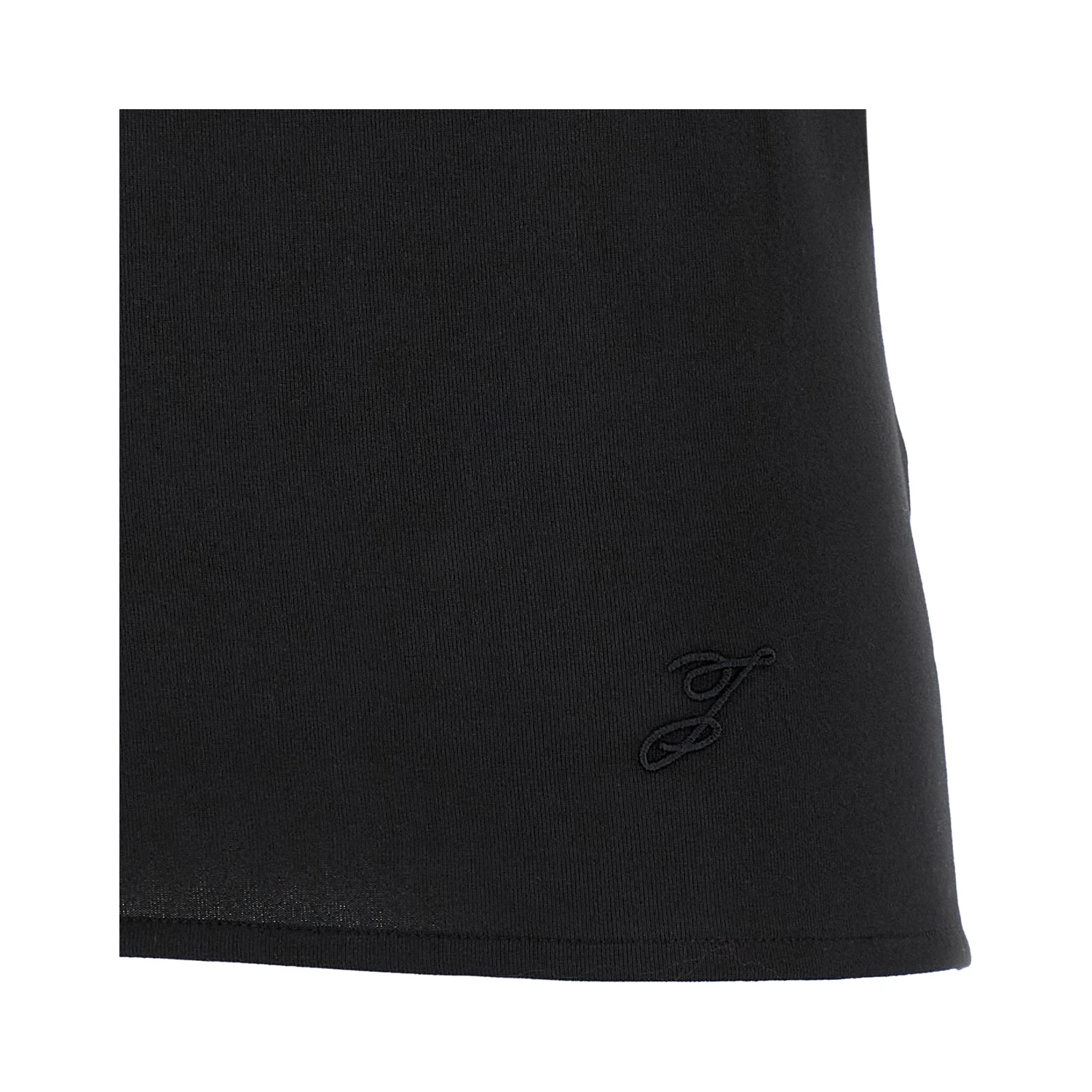 Black Paper Sleeveles T-Shirt