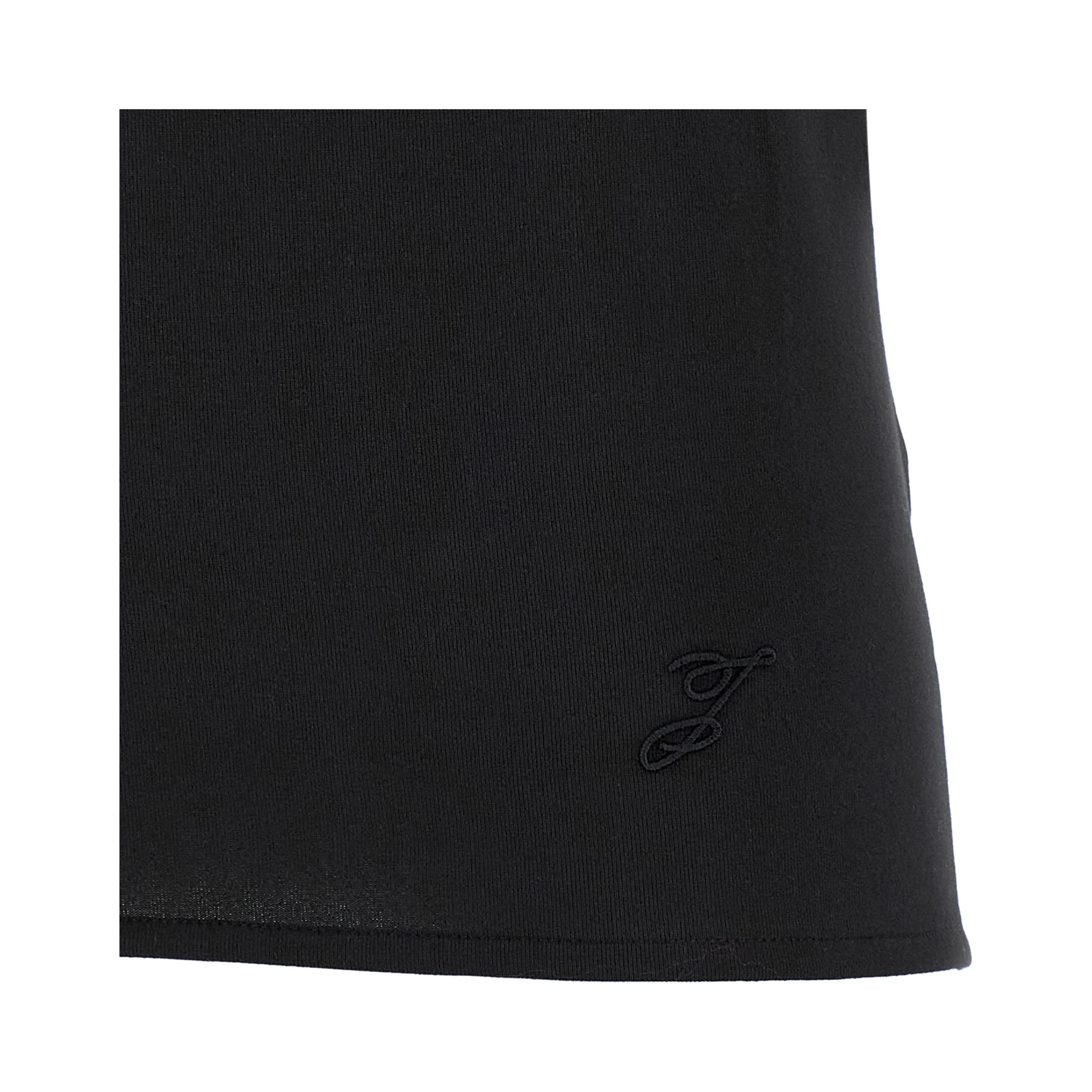Black Paper Sleeveles T-Shirt
