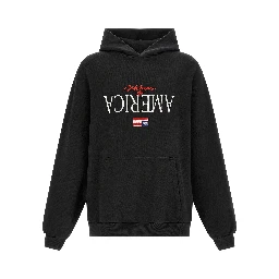 Black Cotton Sweatshirt