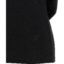 Black Viscose T-Shirt