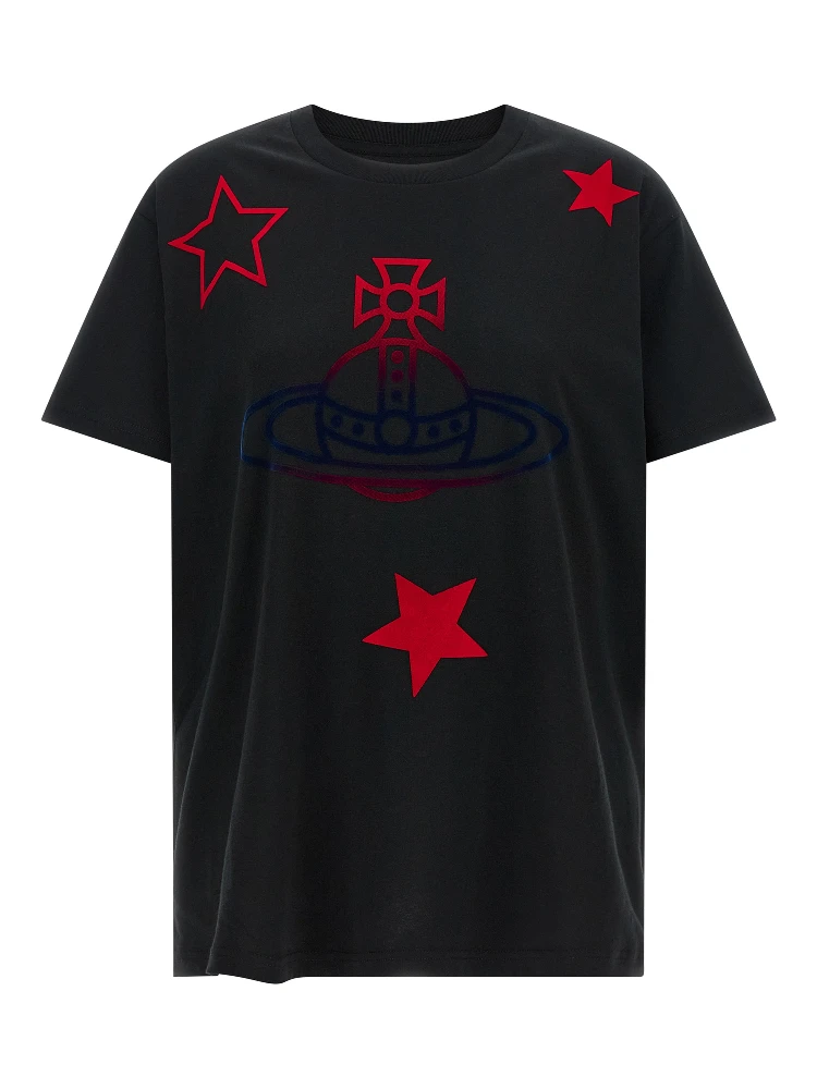 Black Cotton T-Shirt