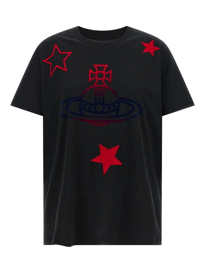 Black Cotton T-Shirt