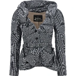 Gray Cotton Blazer