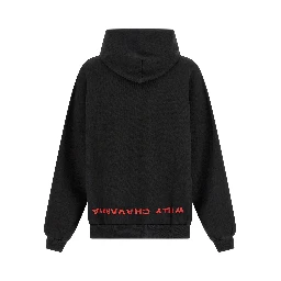 Black Cotton Sweatshirt