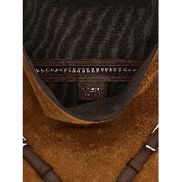 Brown Calfskin Shoulder Bag