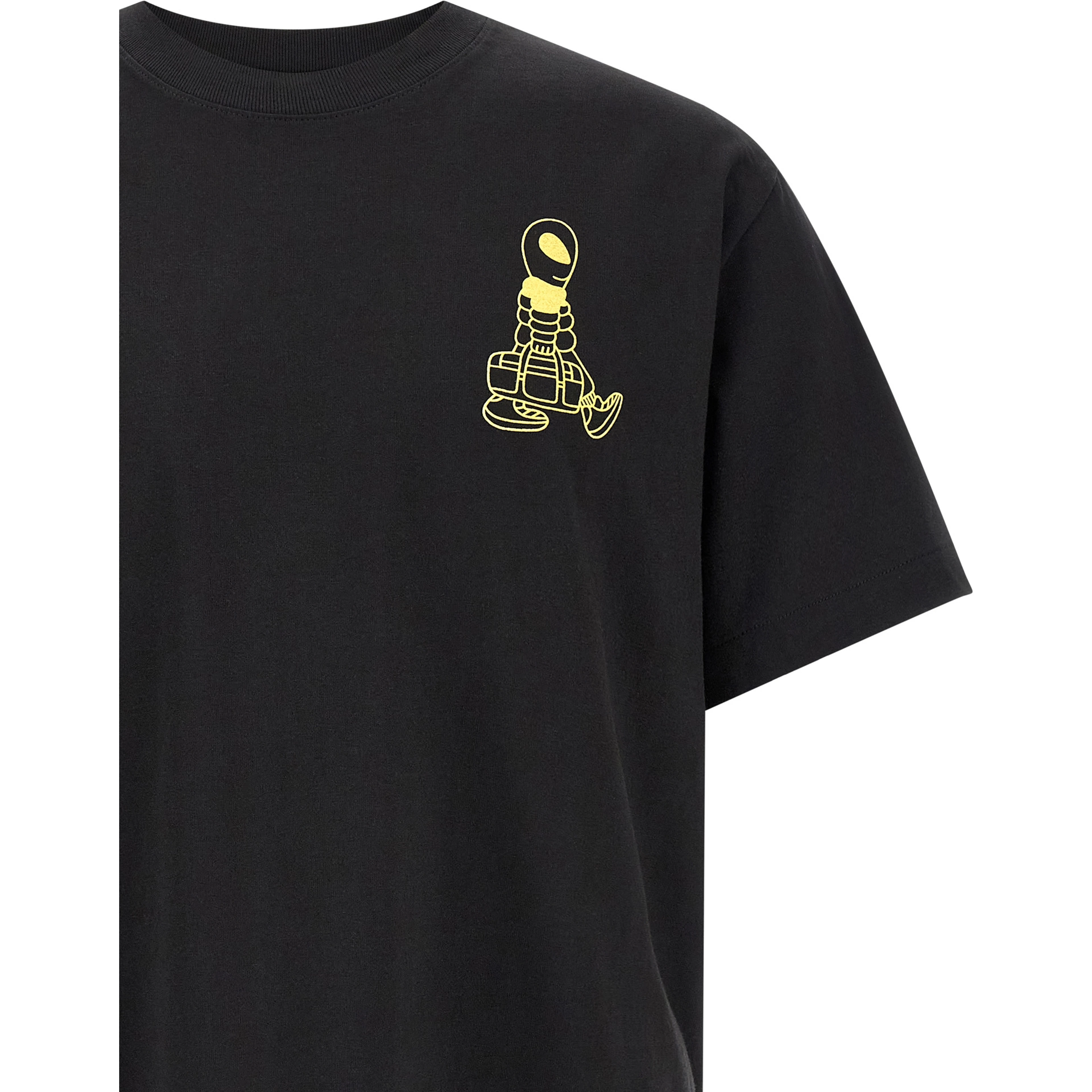 Black Cotton T-Shirt
