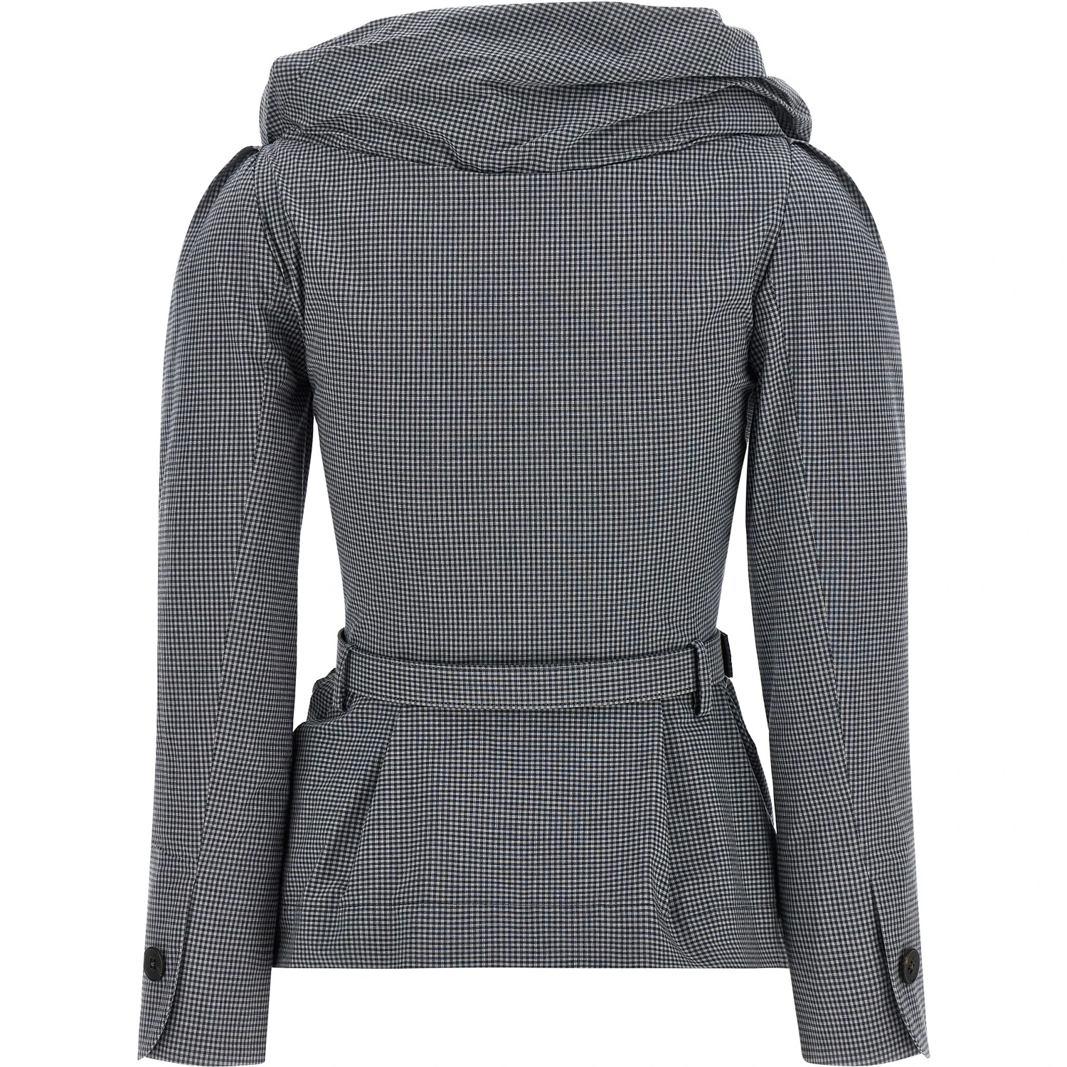 Gray Cotton Blazer