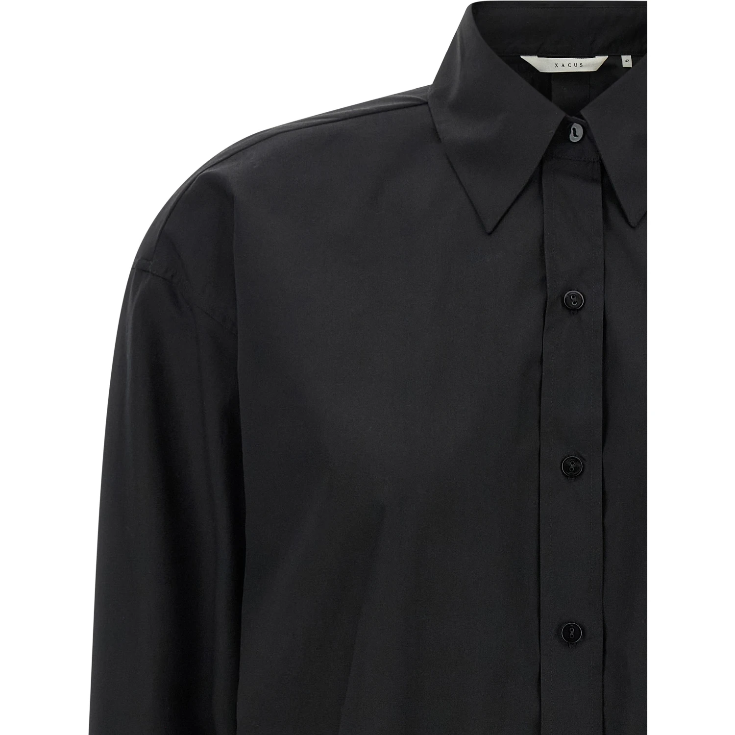 Black Cotton Blouse