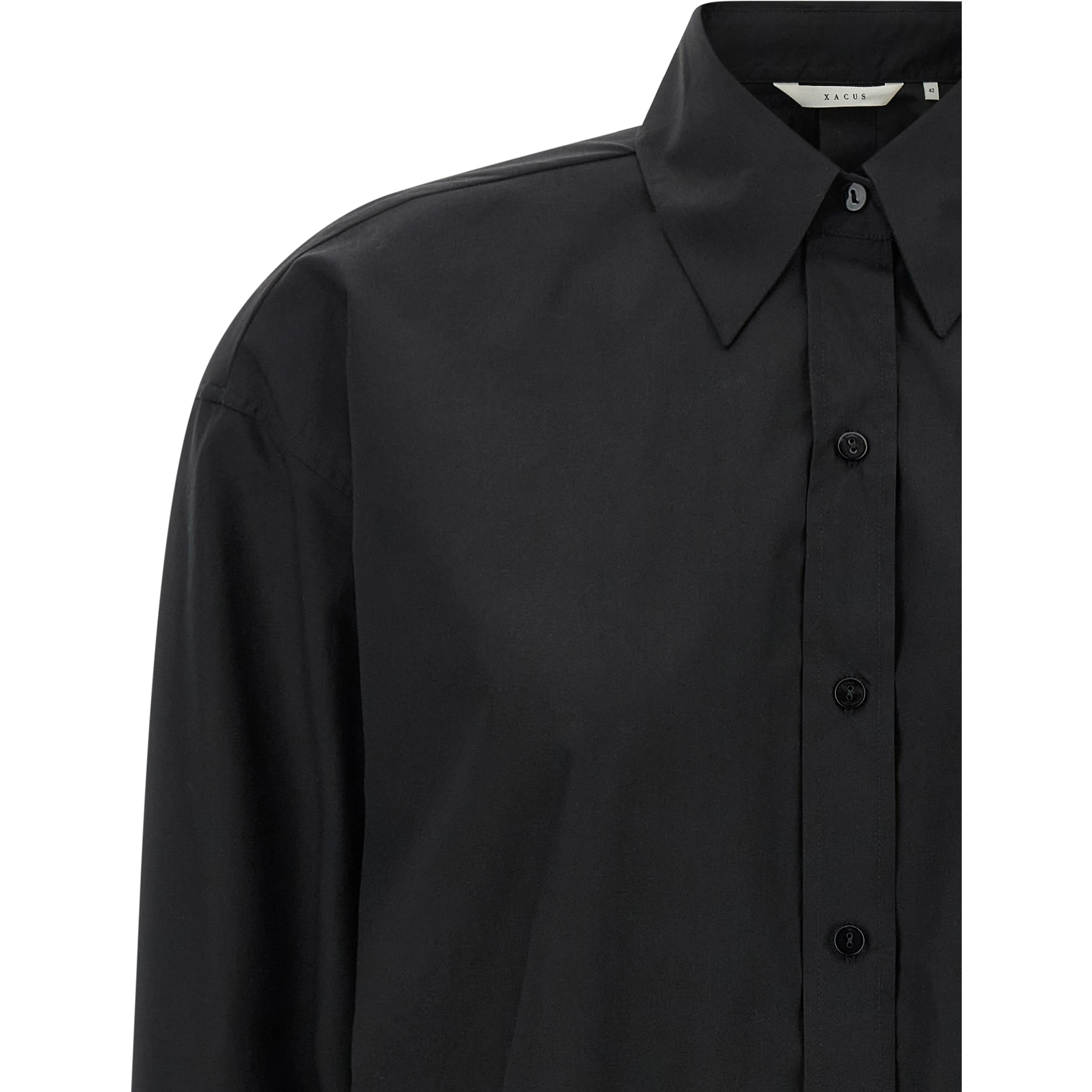 Black Cotton Blouse