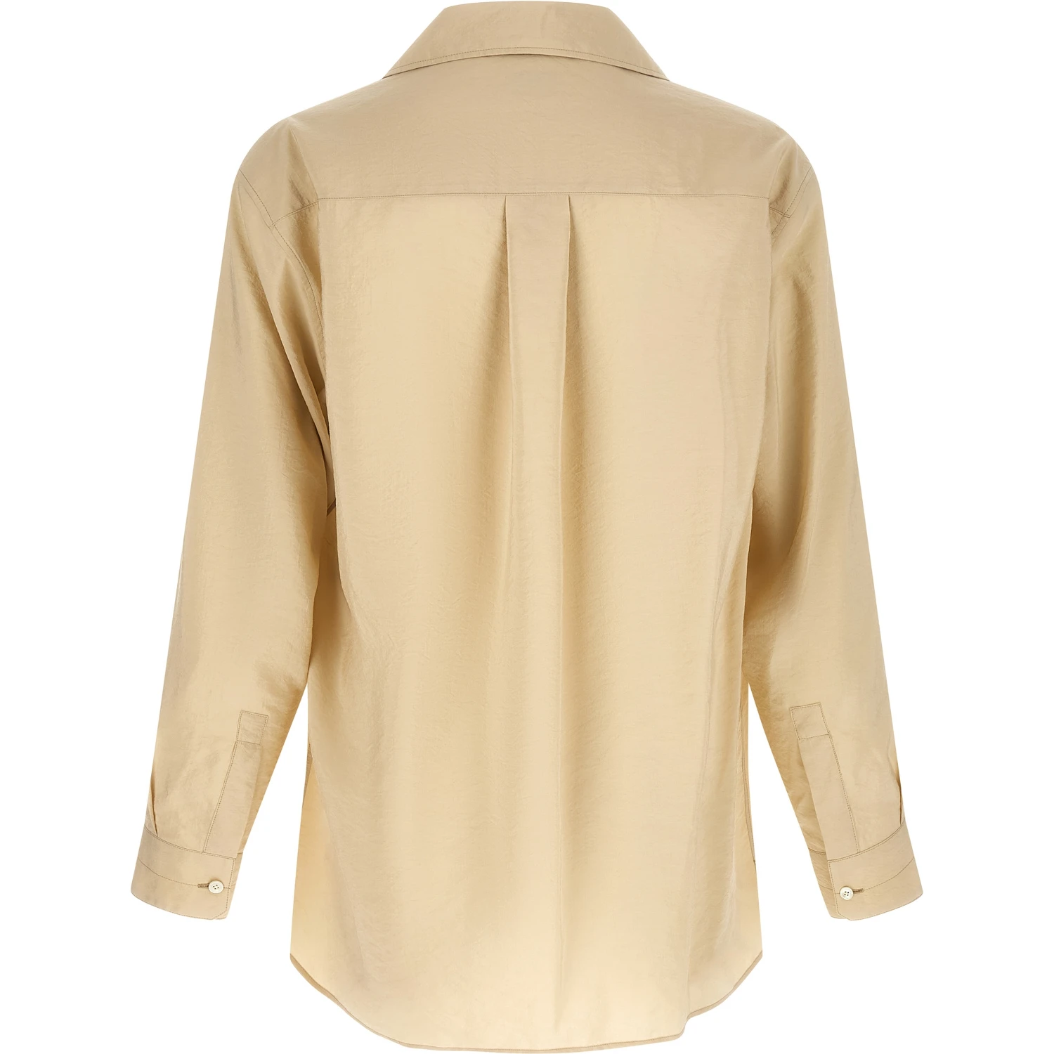 Beige Silk Blouse