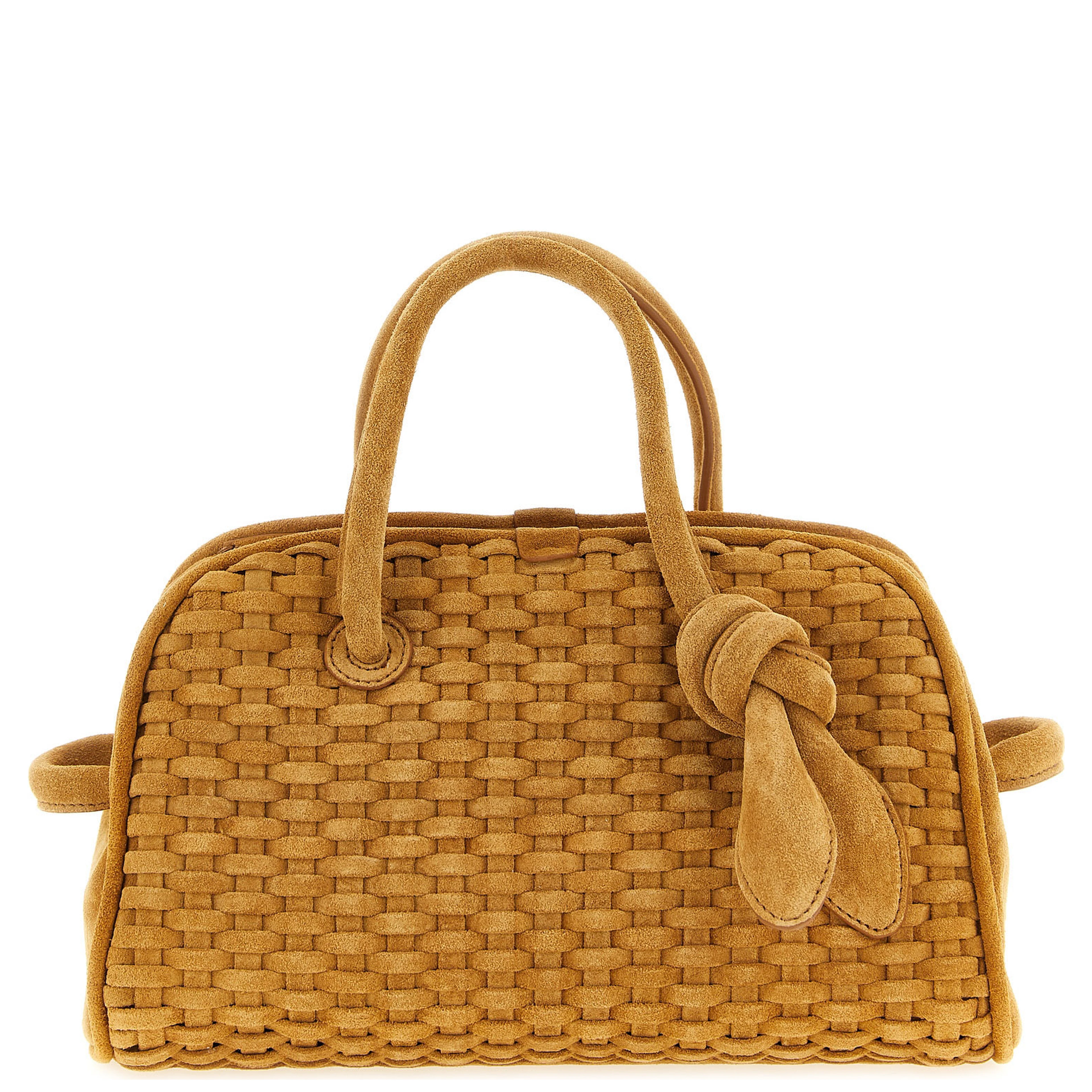 Beige Calfskin Handbag