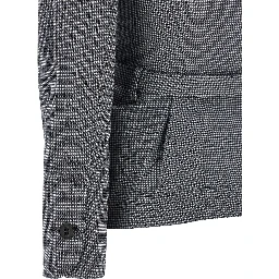 Gray Cotton Blazer