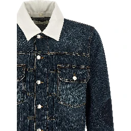 Blue Cotton Denim Jacket