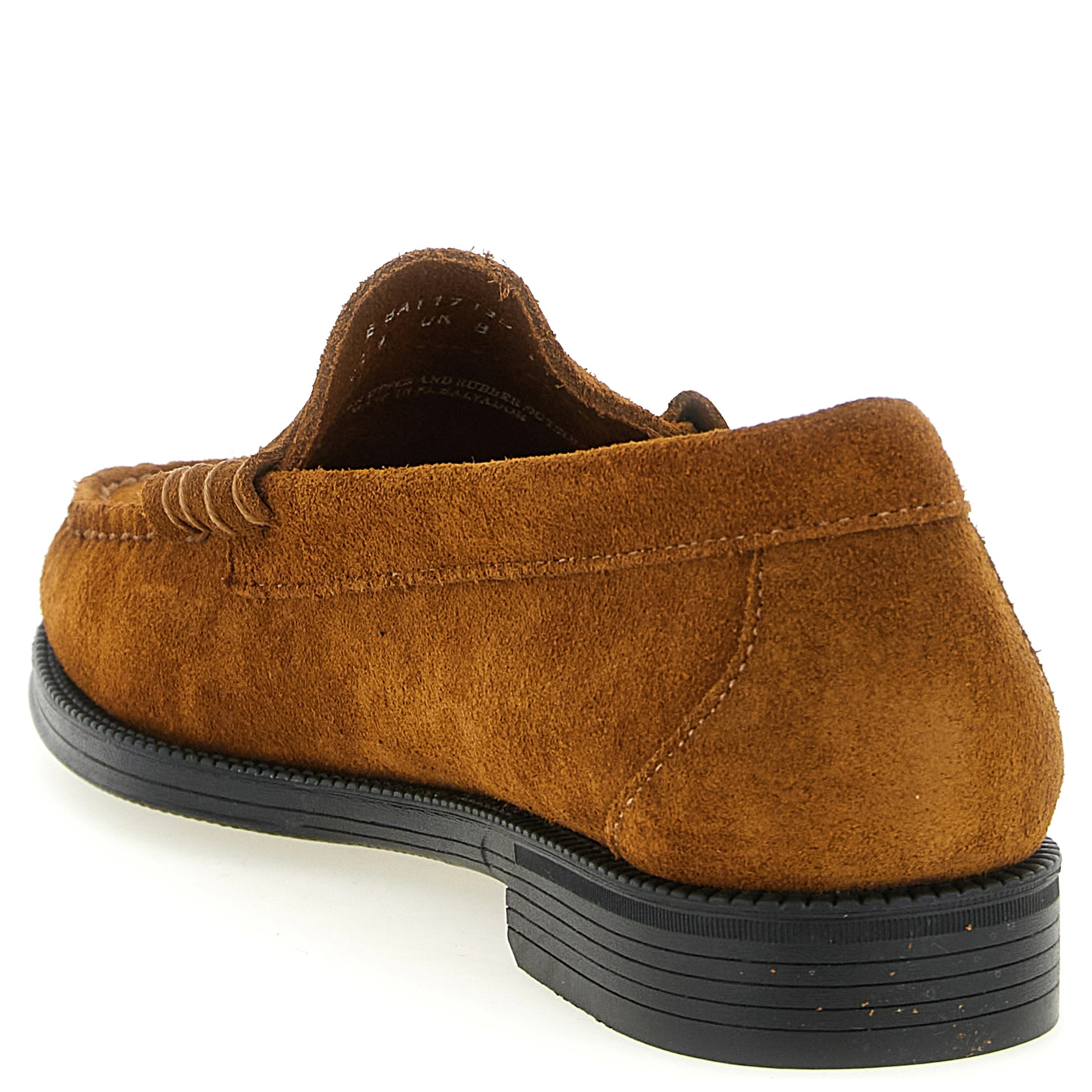 Brown Cowhide Slip-On Loafers
