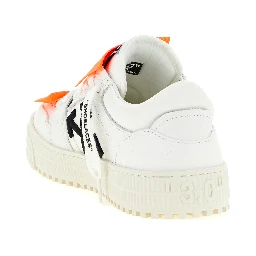 White Calfskin Athletic Sneakers