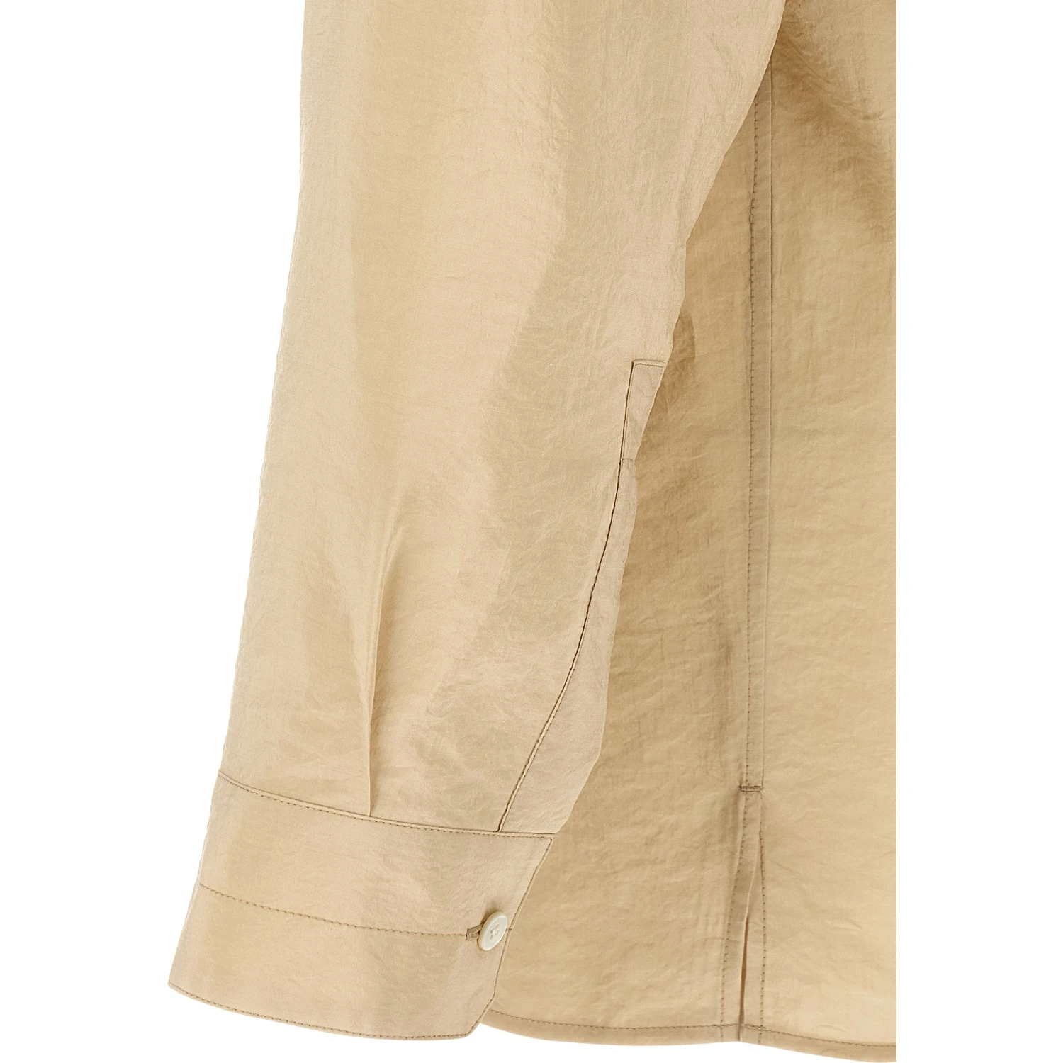 Beige Silk Blouse