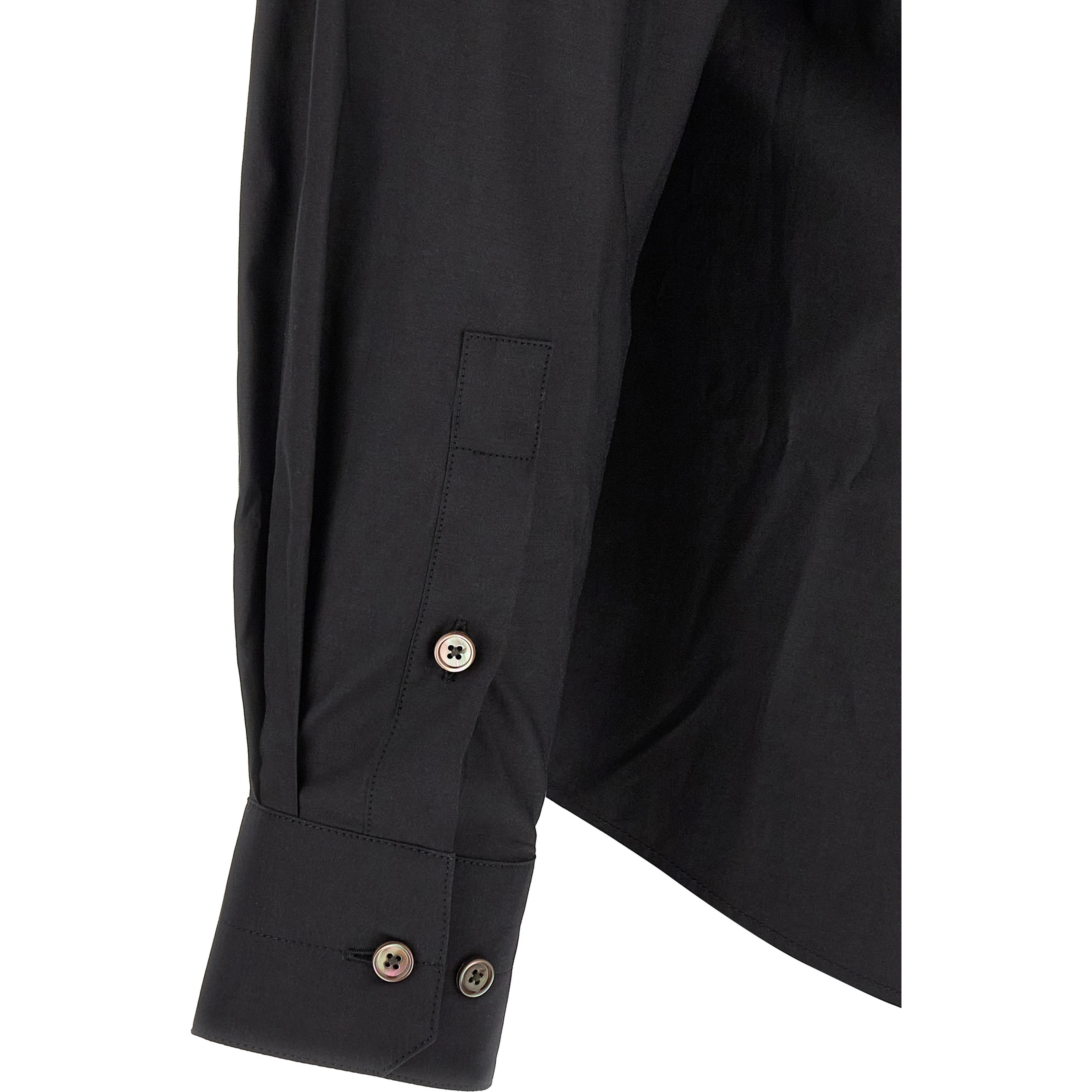 Black Cotton Blouse