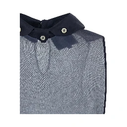 Blue Silk Shirt