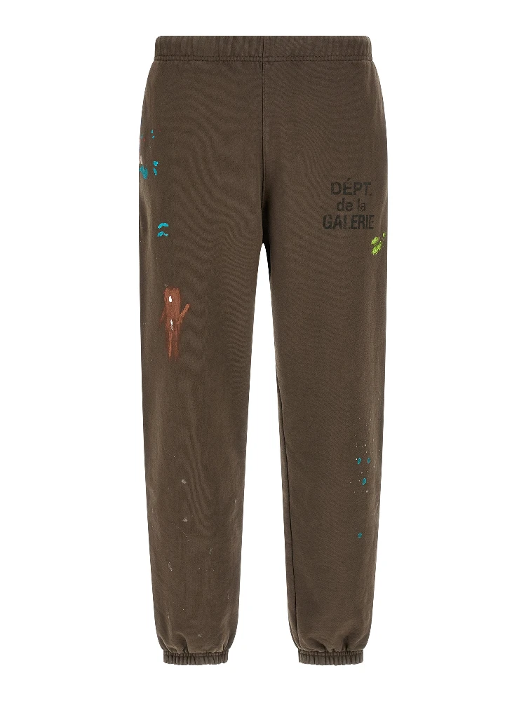 Brown Cotton Joggers (Workout Pants)