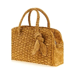 Beige Calfskin Handbag