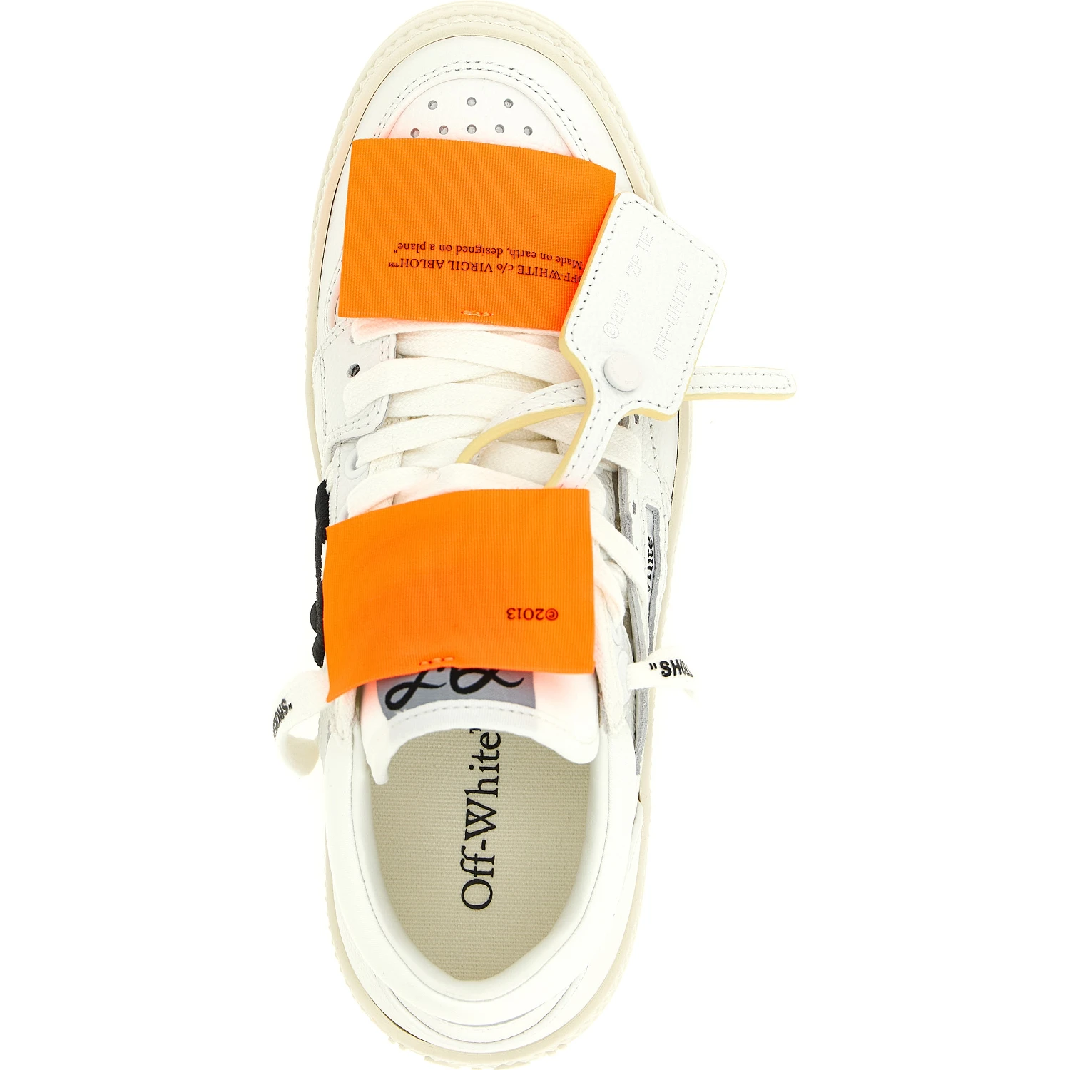 White Calfskin Athletic Sneakers