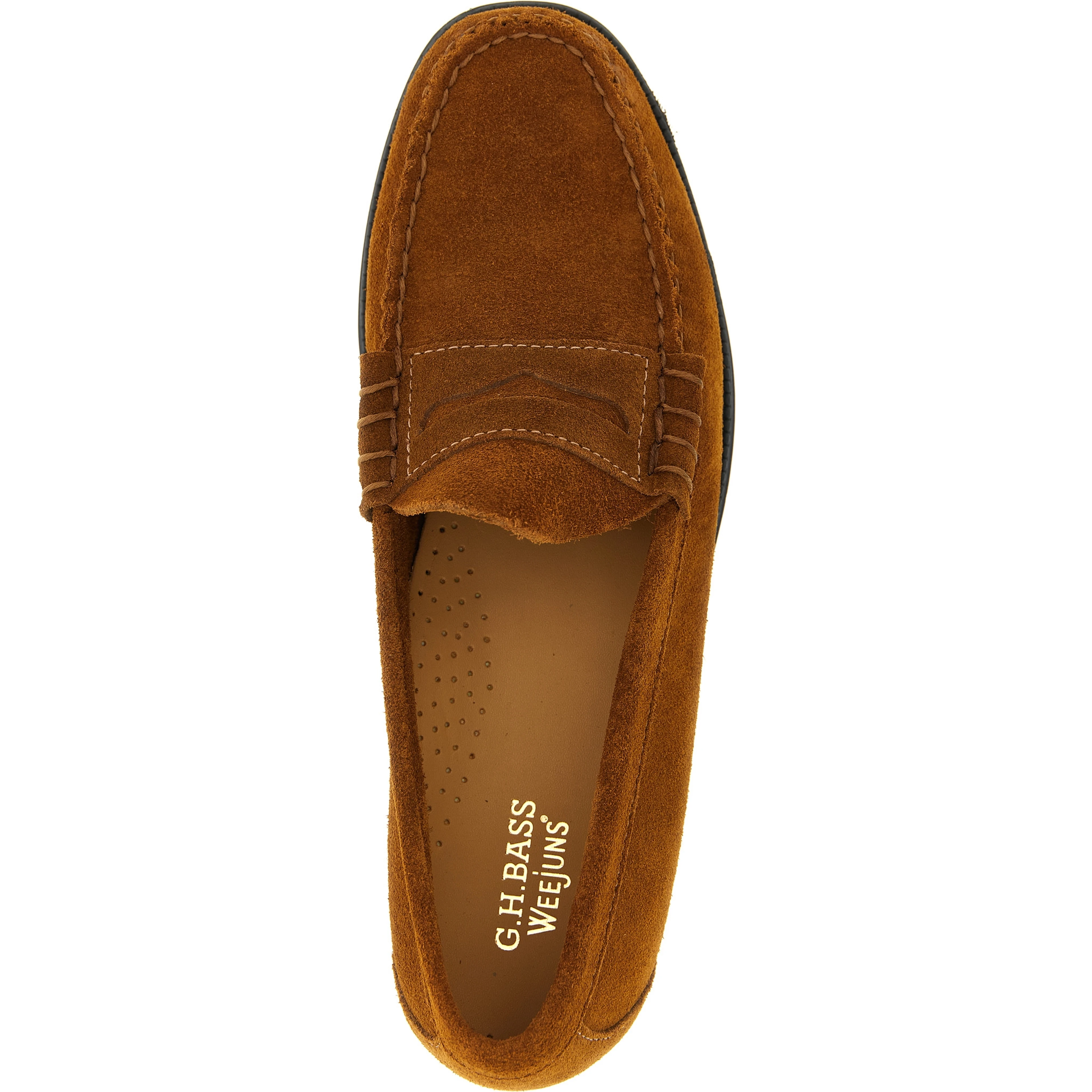Brown Cowhide Slip-On Loafers