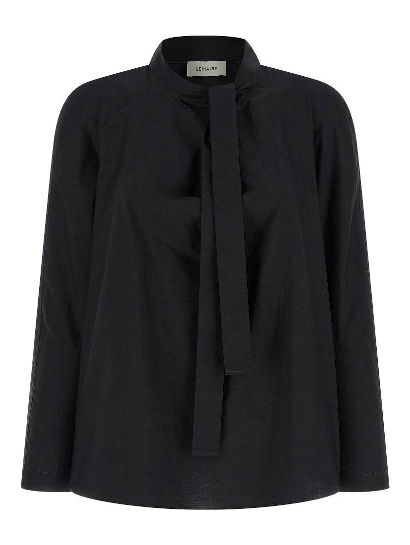 Black Cotton Blouse