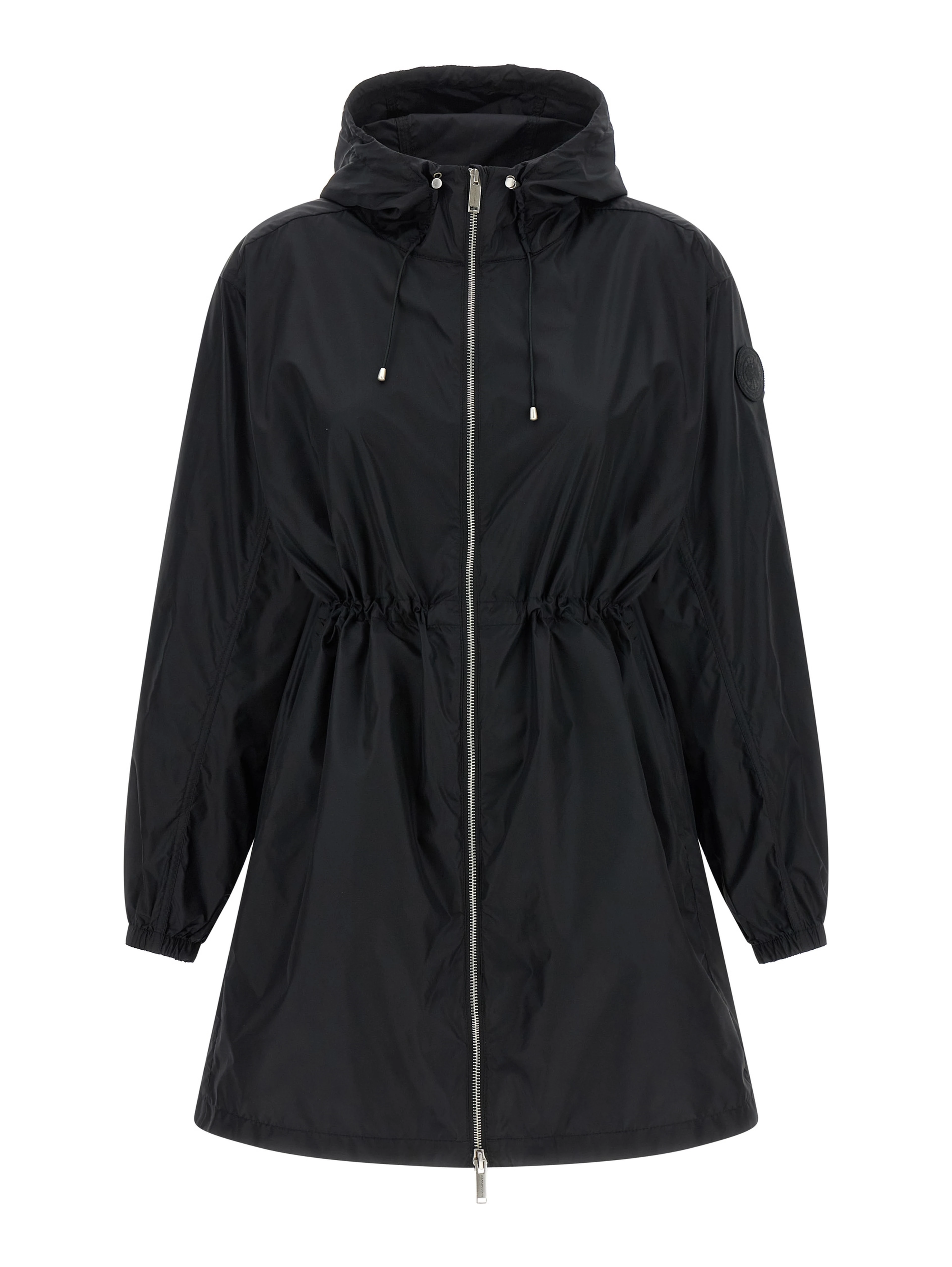Black Polyamide Parka