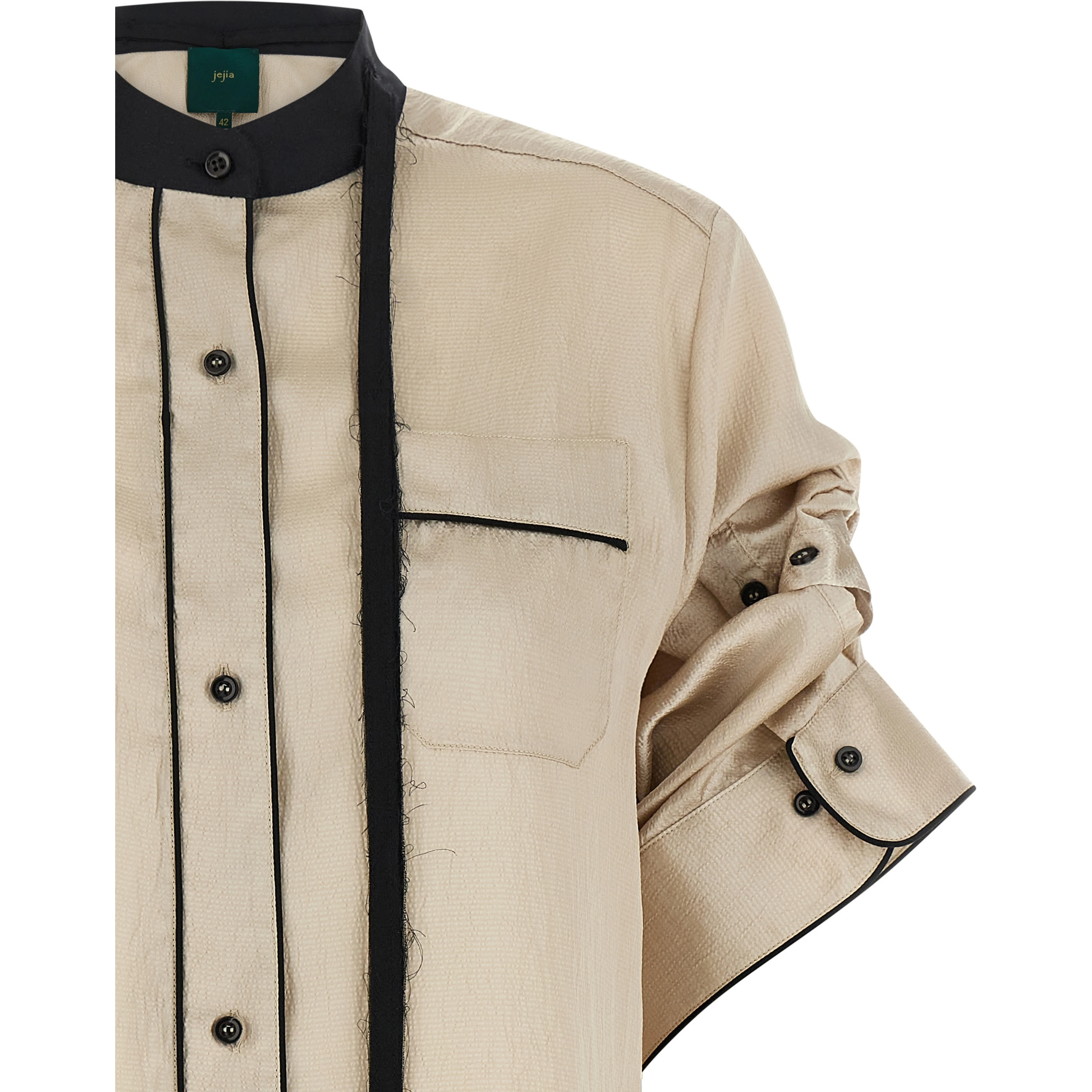 Beige Polyester Blouse
