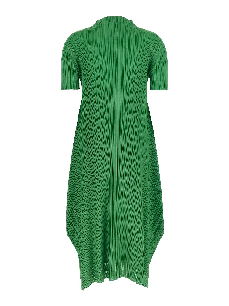 Bicolor Polyester Midi Dress alternative