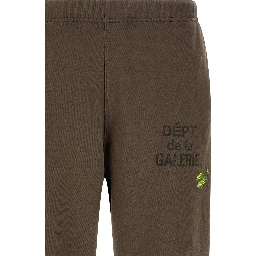 Brown Cotton Joggers (Workout Pants)