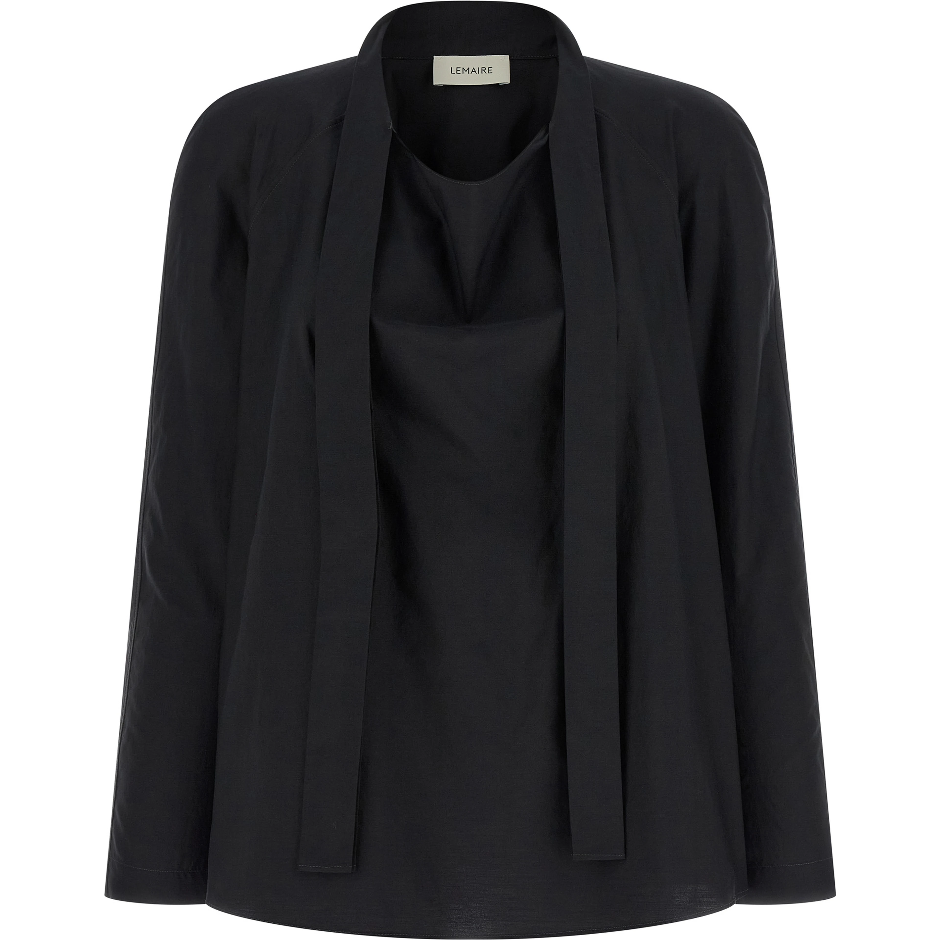 Black Cotton Blouse