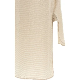 Beige Polyester Blouse