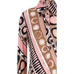 Multicolor Viscose Long Dress